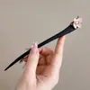 Horquilla de Aleación con Estilo Antiguo para Mujer, Horquilla de Alta Gama Estilo Chino Nuevo, Horquilla Versátil con Borla, Accesorio para el Cabello Retro para Moño en la Parte Posterior de la Cabeza