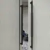 Manija de Puerta de Vidrio Dorada Moderna Acero Inoxidable Puerta con Marco Negro Manija de Puerta Hotel Pasamanos de Madera Maciza Manija Grande