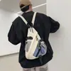 Mochila Multiusos de Marca de Moda para Niños Deportes y Fitness Bolso Grande de Hombro Cruzado Estilo Coreano Mochila de Pareja de Moda