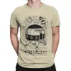 Camiseta Masculina Aliexpress Transfronteiriça Empresa Cápsula Nave Espacial Camiseta Engraçada Manga Curta Anime Deslumbrante