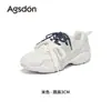 Sapatos de Treino de Ballet Augushiden para Mulheres, Novo Outono 2026 Vintage Sola Grossa Aumenta Altura Super Estilosos Sapatos Casuais Esportivos