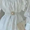 Cadena de Cintura para Mujer, Estilo Coreano, Adecuada para Vestidos, Cadena Fina Decorativa Versátil para la Cintura, Accesorio Moldeador de Cintura, Moderno