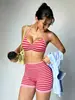 Conjunto de Duas Peças para Mulheres - Top de Alça Costas Nuas de Yoga Sem Costura Transfronteiriço Alta Elasticidade Calça de Yoga Levanta Bumbum Fitness Esportes