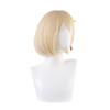 Huafei Jimu Chips Cos Peluca Lycoris Recoil Lycoris Bob Dorado Claro Cabello Falso