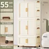 Em Estoque Guarda-Roupa Doméstico Sem Instalação Armário de Armazenamento de Brinquedos para Lanches de Bebê Armário de Armazenamento para Sala de Estar Guarda-Roupa Simples Infantil