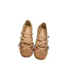 Zapatos Mary Jane retro estilo francés con lazo para mujer, nuevo modelo otoño 2026, mocasines de noche con plataforma interior, bailarinas