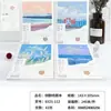 Caderno Fofo Criativo Japonês de Borracha com Espiral A5 Desenho Animado Linha Horizontal Caderno Papelaria Estudante Prêmios