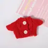 Ropa para muñeca de 10 cm, camiseta de manga corta, chaleco para muñeca, colección de atuendos para muñeca Labubu de 17 cm
