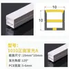 Lâmpada LED de Silicone Flexível com Canaleta para Embutir Lâmpada Suave Ranhura para Lâmpada Slot para Cartão Curvo Dobrável para Exterior