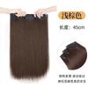 Celebridad de Internet Mujer Cabello Largo Conjunto de Tres Piezas Extensiones de Cabello Simuladas Invisibles Sin Rastro Cabello Largo Fino Extensiones de Cabello Esponjosas Se Pueden Atar