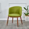 Respaldo sala de estar tela extra mesa y silla hogar Arte moderno silla sencilla balcón sencillo Nórdico ligero lujo europeo mesa de comedor juego de sillas de comedor