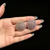 Brincos de Tarraxa Redondos de Tela Estilo Medieval Vintage para Mulheres, Brincos Trançados Vazados de Luxo Leve Francês, Acessórios de Orelha Elegantes Grandes Exagerados