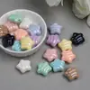 Coração Ondulado Colorido em Forma de Lua Fria Acrílico Galvanizado Com Furo Passante Furo Reto Acessórios para Corrente de Celular DIY Componentes de Pulseira