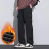 Pantalones Cargo Verano Hombres Sueltos Rectos Cordón Marca Americana de Moda Callejera Casual Pierna Ancha Largos