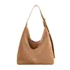 Bolsa Frosted Retrô Transfronteiriça Feminina Outono Inverno 2026 Bolsa de Ombro Único Textura da Moda Tendência Bolsa Tote de Grande Capacidade para o Dia a Dia