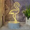 Luz nocturna de internet transfronteriza 3d animación infantil led de noche para dormitorio lámpara de ambiente de ensueño lámpara de mesa acrílica creativa