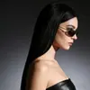 Gafas de Sol Mujia para Mujer Y2K Futuro Rosa Barbie Gafas de Sol Mua50S para Mujer con un Toque de Alta Gama