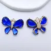 Retención de Color Alta Zirconia Incrustada en Cobre Pasador Antiguo Colgante de Mariposa Joyería Materiales Hechos a Mano Accesorios para Joyería Hecha a Mano DIY