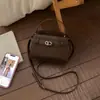 Bolso de Mano de Lujo Ligero Estilo Coreano para Mujer 2026 Primavera Nueva Moda Bolso de Hombro para el Trabajo Bolso Cruzado Elegante de Color Sólido para Mujer