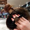 Corea del Sur 2025 nueva exquisita cuerda para el cabello de alto sentido anillo para el cabello de cola de caballo femenino cuerda para moño banda para el cabello accesorios para el cabello