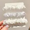 Elásticos de Cabelo para Rabo de Cavalo Alto Infantil Elásticos de Cabelo para Meninas 2026 Novo Colorido Xadrez Elásticos de Cabelo de Intestino Pequeno Acessórios de Cabelo Fofos para Coque