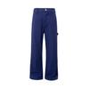 Calça Casual Jeans de Algodão Pique Canvas 16 oz Costura de Três Agulhas Alta Resistência à Cor Azul Trabalho Francês Pesado Etiqueta Triangular
