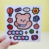 Pegatinas Lindas Creativas de Oso para Taza de Agua Aislada Pegatinas Hechas a Mano para Manualidades DIY para Niños Pegatinas Decorativas para Funda de Teléfono Móvil y Libro