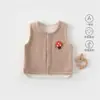 Chaleco cárdigan de cachemira y seda para niños, Top sin mangas protector de barriga para bebés, Directo de fábrica