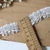 5 Metros Blanco Alta Calidad Plisado Ropa de Muñeca Manga Falda Cuello Prenda Encaje Hecho a Mano Accesorios Decoración