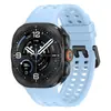 Adequado para pulseira de relógio Samsung Ultra2, pulseira esportiva de silicone de fileira dupla no mesmo estilo original, pulseira exclusiva Samsung Ultra