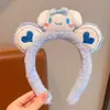 Diadema de Felpa de Dibujos Animados Kulomi para Niños, Banda para la Cabeza de Niña de Otoño e Invierno, Compresión del Cabello, Moño para el Cabello, Ropa para la Cabeza de Bebé