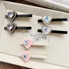 Pasador de Acetato con Pedrería en Forma de Corazón Estilo Coreano, Pinza para Flequillo Estrella, Pinza Lateral, Accesorio Versátil para el Cabello para Mujeres al por Mayor