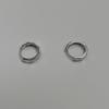 Para el fin de semana Corea del Sur Joyería aretes mujer plata 925 2023 nuevos aretes de nicho de lujo ligero anillo anillo liso aretes mujer
