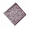 53cm * 53cm Europeo y Americano pequeño U estampado de leopardo Dama Seda primavera y otoño pañuelo cuadrado pequeño pañuelo pañuelo pañuelo