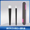 Fabricantes en stock traje de cuchillos profesionales de acero inoxidable para pedicura herramientas Yangzhou tres cuchillos para eliminar piel muerta callos ceniza