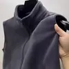 Nuevo chaleco de forro polar para hombre 2026, chaqueta sin mangas versátil de invierno, color liso, con cremallera, deportivo y versátil