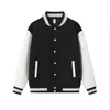 Nova jaqueta baseball raglan bloqueada por cores de peso pesado (380g) para outono e inverno, marca moderna estilo americano, top casual solto para casal