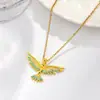 Collar para Mujer Estilo Europeo y Americano Cabeza de Leopardo Lujo Ligero Titanio Acero Microincrustado Cadena para Clavícula No se Desvanece Nicho Colgante Versátil Venta Directa de Fábrica