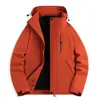 Chaqueta Luo Duo para Mujer Tres en Uno Chaqueta Negra para Hombre Traje de Viaje, Senderismo, Montañismo Resistente a la Lluvia y al Viento para Exteriores