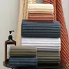 Toalla de Terciopelo Coral Toalla de Baño Barra de Caramelo Secado Rápido Absorbente de Agua Suave Juego Borde Engrosado Toalla de Baño para Hogar Pareja