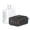 Cargador multipuerto de 40W AACC es adecuado para Apple y Samsung, totalmente compatible con carga rápida, certificado globalmente, amplio rango de voltaje