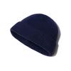 Gorro de Lana Estilo Coreano Piel de Melón para Hombre y Mujer Gorro para el Frío Otoño e Invierno Sombrero Yuppie Estilo Japonés Color Sólido Simple Tejido para Propietarios