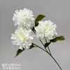 Flor artificial de batata-doce, dália de alta qualidade, dália artificial para móveis, flor decorativa com tom retrô e suave