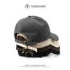 Gorra de béisbol de color liso con cabeza grande para hombre, gorra de béisbol de cara grande para las cuatro estaciones, parte superior suave con circunferencia de cabeza grande, gorra con visera que se profundiza y que parece un sombrero pequeño para mujer