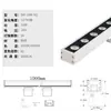 Luz Lavadora de Pared Impermeable IP66 DMX512 para Proyecto de Iluminación de Edificios Luz de Pared Exterior de 18W