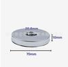 Acero inoxidable arco ampliado 70 plano 4 puntos triángulo ampliado tapa de válvula tapa de grifo tapa de pared cubierta de agujero de pared de cocina y baño