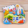 Adesivos de Geladeira Hainan Sanya Souvenirs de Turismo da Cidade de Haikou Adesivos de Geladeira Wenchuang Adesivos Magnéticos Tridimensionais