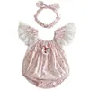 Ropa para Bebé 2026 Estilo Nuevo Pelele Vestido de Princesa Conjuntos Coordinados para Hermanas Algodón Puro Estilo Coreano para Niñas Ropa para Niños Pequeños