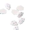 Lindo Smiley Nube Blanca Carcasa para Teléfono Móvil diy Material de Belleza Accesorios para el Cabello de Niños Accesorios Hechos a Mano Nubes Pequeñas
