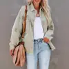 Nueva Chaqueta de Mezclilla de Manga Larga Estilo Europeo y Americano con Bordes Deshilachados y Agujeros para Mujer, Tendencia 2025 Estilo Amazon